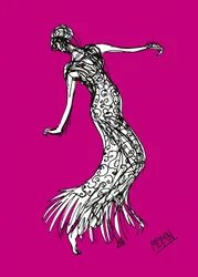 Graziosa danza magenta