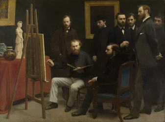 Uno studio a Les Batignolles, 1870