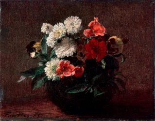 Fiori in un vaso di terracotta, 1883