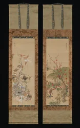 Fiori e uccelli delle quattro stagioni