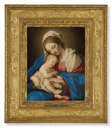 Madonna con Bambino (olio su tela)