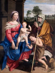 La Vergine e il Bambino con Santa Elisabetta e il piccolo San Giovanni