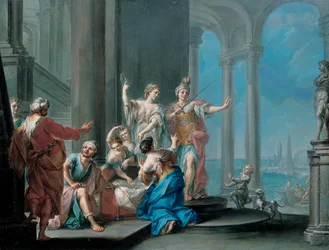 Achille e le figlie di Licomede