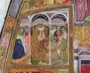 San Francesco implora Papa Onorio III per la Conferma dell