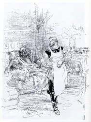 Illustrazione per il romanzo La morte di Ivan Il