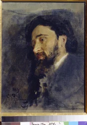 Ritratto dello scrittore Vsevolod Mikhailovitch Garchine