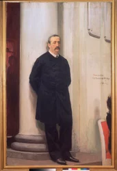 Ritratto del compositore e chimico Alexandre Borodine (1833-1887)