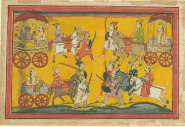 Processione di Vishnu, c. 1755