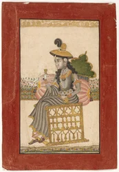 Una Signora ingioiellata, Scuola di Kota, 1690-1720