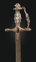 Una spada cerimoniale del Nizam di Hyderabad