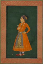 Un principe vestito di arancione, illustrazione da 