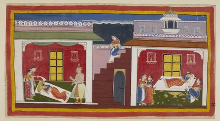 Add 15296 (1) f.22r, Manthara scende dall