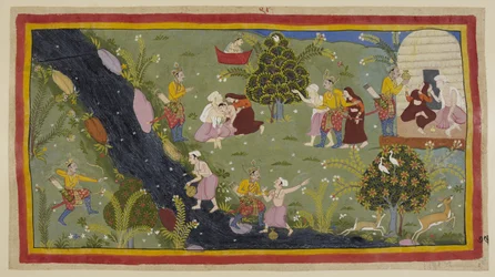 Dasaratha racconta alle regine dell