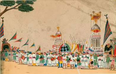 Arte indiana: processione