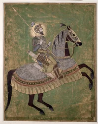 Ritratto equestre di Aurengzeb, c. 1680