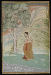 Gauri Ragini, foglio di manoscritto, fine XVIII secolo