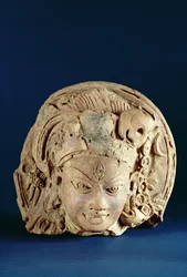 Testa di Ardhanarisvara, Newal, Unnao