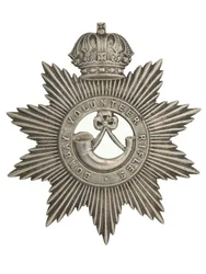 Distintivo da elmetto, Bombay Volunteer Rifles, 1877-1901