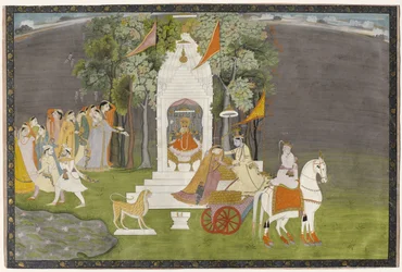 Krishna rapisce Rukmani dal tempio