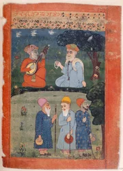 Baba Nanak, Mardana e Fakiri, illustrazione dalla 