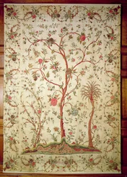 Palampore o copriletto dalla Costa del Coromandel, c.1770