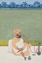 Ritratto di un Yogi Khanphata, c.1800