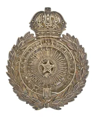 Piastra per cintura da tasca, Bombay Volunteer Rifles, 1877-1901