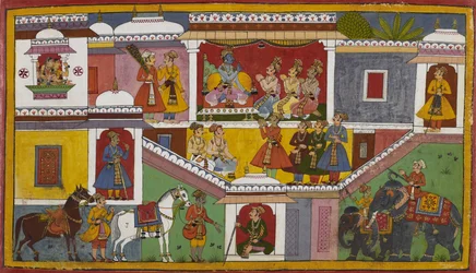 Rāma, dopo aver sentito le voci dei suoi cortigiani, chiede ai suoi fratelli di prendere Sītā e di lasciarla all