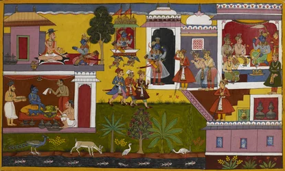 Rāma torna ad Ayodhya e progetta il sacrificio di Rajasuya, ma Bharata lo dissuade.