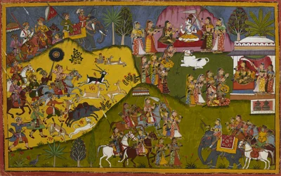 Rāma racconta di Kardama, trasformato in Ila, che alterna forme maschili e femminili al mese.