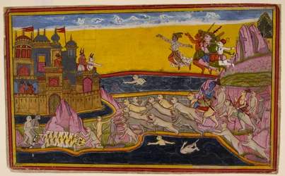 Rāma, con l