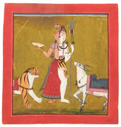Shiva Ardhanarishvara, c.1715