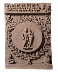 Shiva Parvati, da Makarandanagar (rilievo, IX-X secolo)