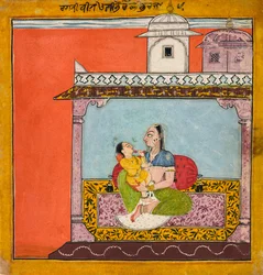 Vilaval Ragini, da un ragamala, c.1690-95