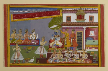 Viṣṇu rifiuta di combattere Rāvaṇa a causa del suo dono, ma incoraggia gli dèi a combatterlo