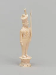 Pedone bianco, pezzo degli scacchi, India