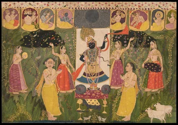 Adorazione di Shri Nathji, scuola di Bikaner (dipinto)