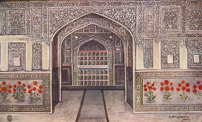Shish Mahal, Forte Agra (foto a colori)