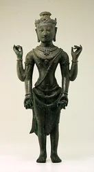 Figura di Vishnu, da Giava (bronzo)