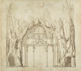 Palazzo in una caverna, c.1611