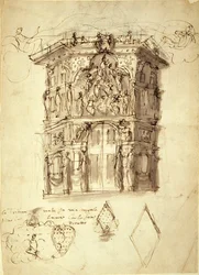 La Mascherata delle Regine, scena 2: la Casa della Fama, c.1609
