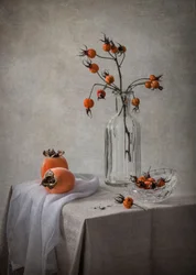 Composizione autunnale in stile rustico