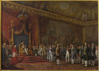 Deputatione del Senato Romano che presenta il suo omaggio a Napoleone I il 16 novembre 1809, 1810