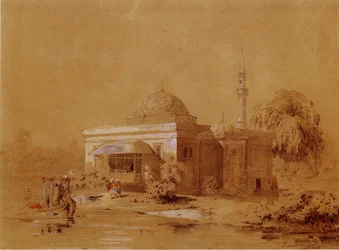 Progetto del padiglione del bagno turco nel Parco di Caterina di Tsarskoye Selo, c. 1850