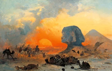 Il vento Simoun nel deserto