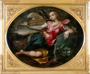 Fama, opera di Ippolito Scarsella, noto anche come lo Scarsellino, conservata alla Galleria Estense di Modena