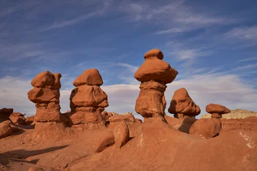 Formazioni rocciose nel Goblin Valley State Park in Utah, 2020 (foto)
