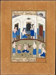 Mihr in una casa da bagno a Khwarazm