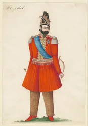 Mohammad Shah Qajar 1808-1848, re di Persia, 1835