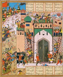 Shah Anushirvan cattura la fortezza di Saqila